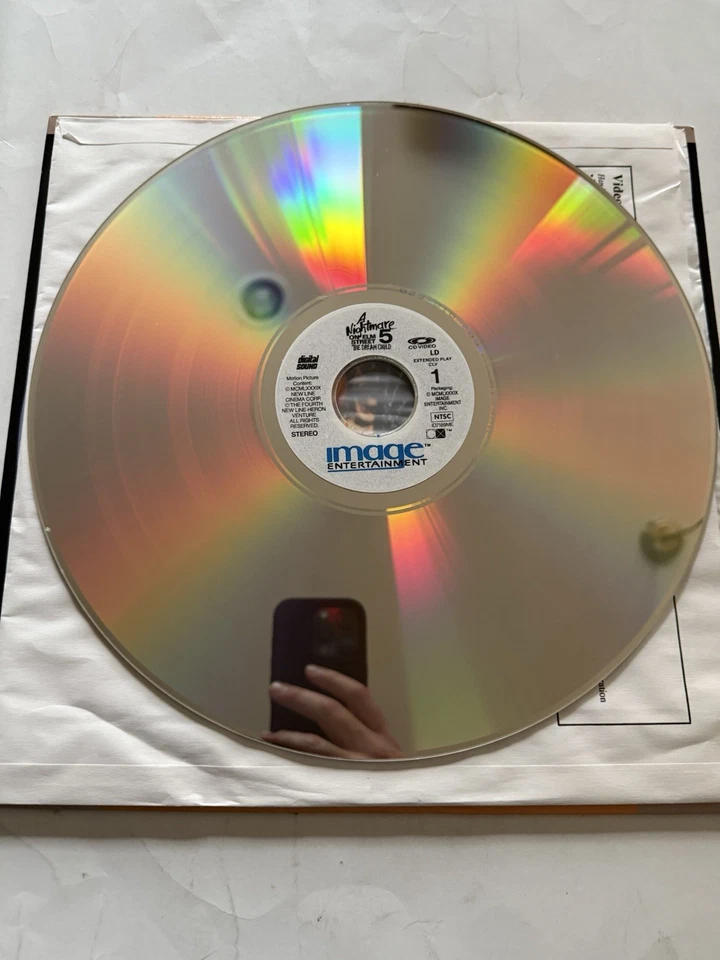 A Nightmare On Elm Street 5 The Dream Child Laserdisc 1989 Tested No rot - Image 3 of 3