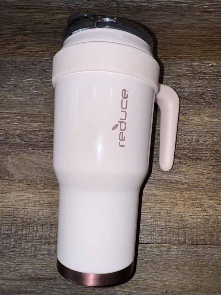 Reducir FRÍO 1 Taza Vaso 40 OZ Acero Inoxidable Rosa Apto para Lavavajillas Foto 3 de 4