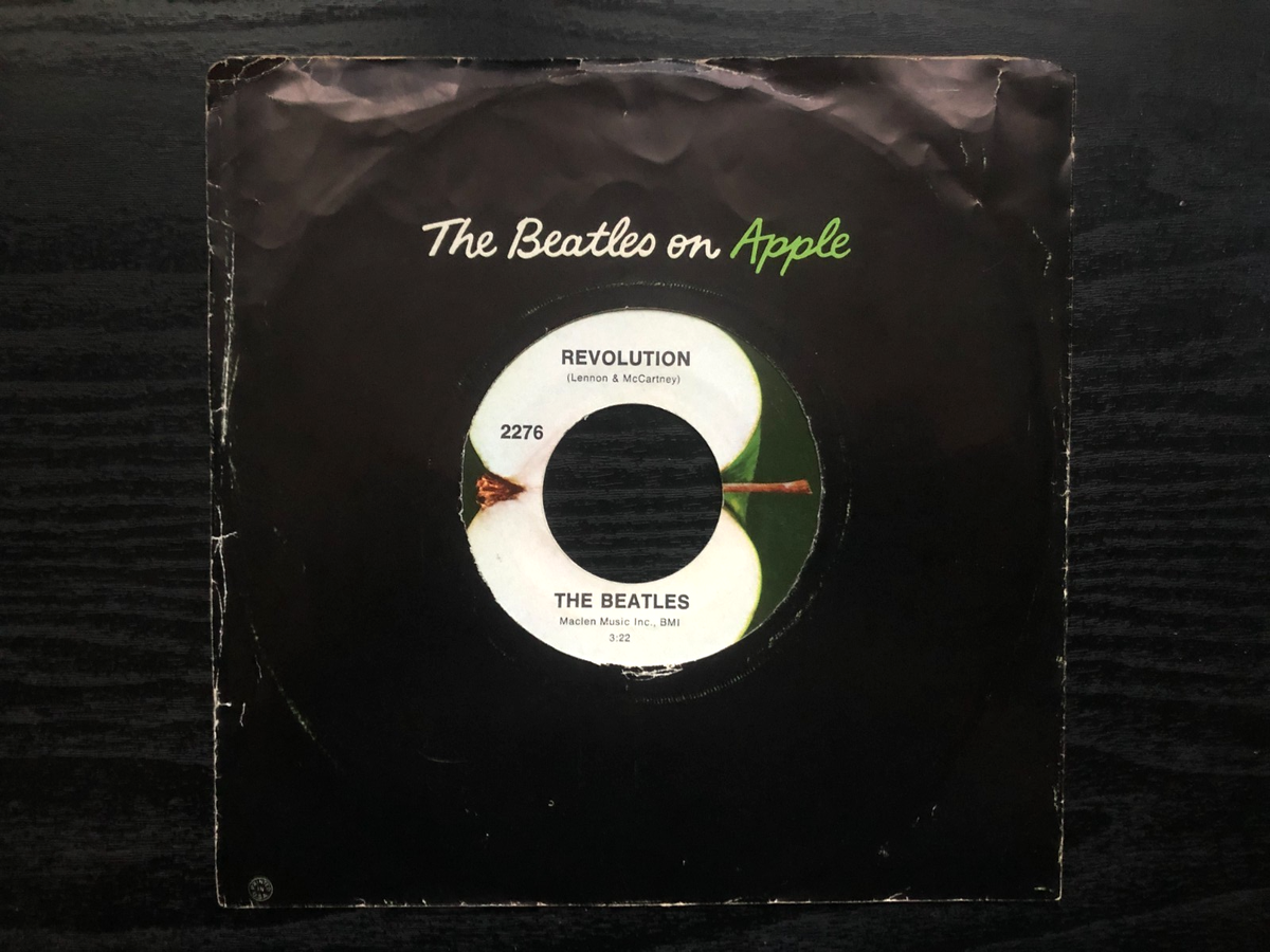 Beatles HEY JUDE / REVOLUTION 1968 Apple 1st Los Angeles NM 45