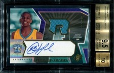 BGS 9.5 GEM MINT AUTO 10 2005-06 CHRIS PAUL SPX /750 RC ROOKIE JERSEY #153 RPA