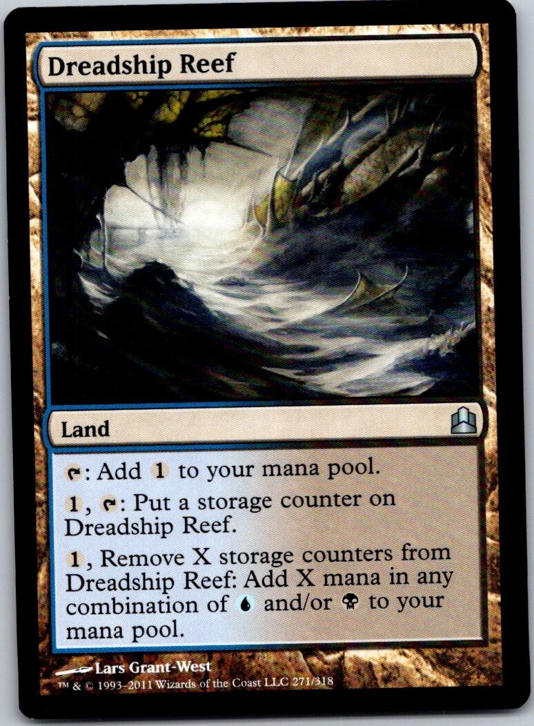 Magic the Gathering Dreadship Reef Commander 2011 MTG Free Shipping!