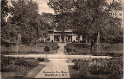 Hartsdale NY Greenacres Tea House Fountains New York c1910s postcard IP4