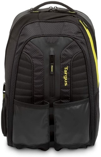 Targus Work Play Rackets Black/Yellow Sports Bag Tennis Equipment Backpack - Picture 1 of 9