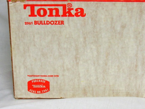 TONKA MIGHTY BULLDOZER--NEW OLD STOCK IN BOX--1978--NO RESERVE -- - Picture 7 of 7