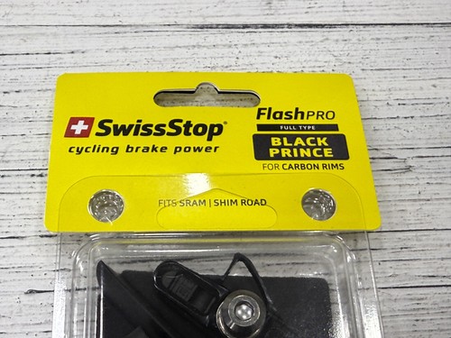 SwissStop Flash Pro Road Brake Pads- Crabon Rim (Black Prince) Fit Sram/Shimano - Picture 5 of 6