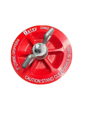 OATEY 33402 PLASTIC RUBBER TEST PLUG WING NUT 3" PLUMBING PIPE TEST ...