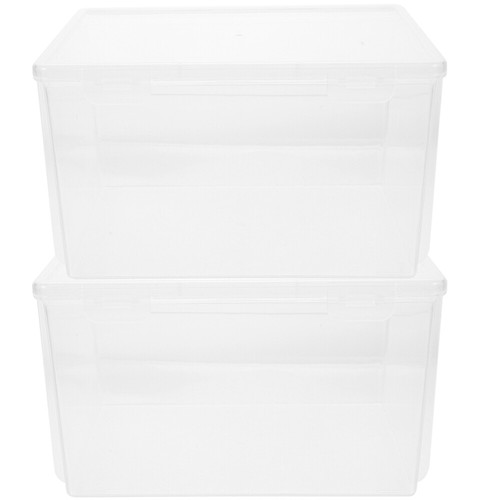 2 Pcs Loaf Storage Container with Lid Fresh Preservation