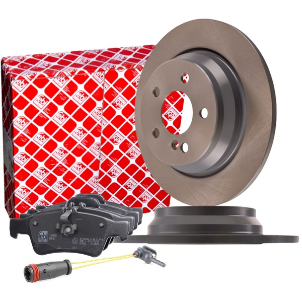 Febi Bremsscheiben 300Mm BeläGe Mit Wako Hinten Satz FüR Mercedes W221-image
