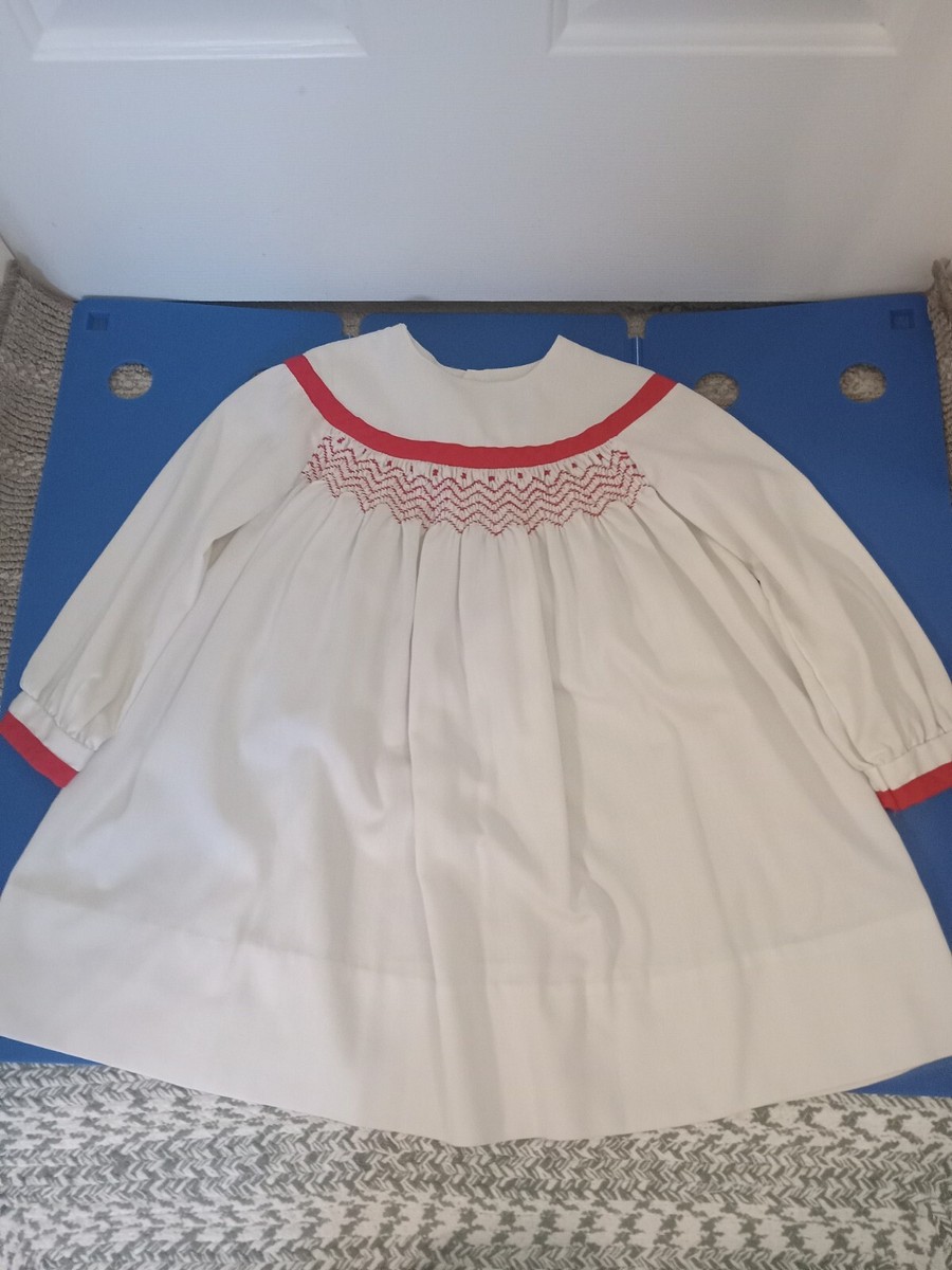 polly flinders vintage dresses Dress Sz 6/7 Thistle & Poppy Vintage Polly Flinders Hand Smocked