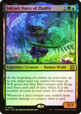 MTG FOIL Jolrael, Voice of Zhalfir  - March of the Machine: The Aftermath #033