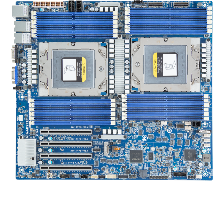 Gigabyte MZ73 LM0 Motherboard With 2pcs AMD EPYC GENOA ZEN4 9654 2 4GHz gigabyte-mz73-lm0-motherboard-with-2pcs-amd-epyc-genoa-zen4-9654-2-4ghz