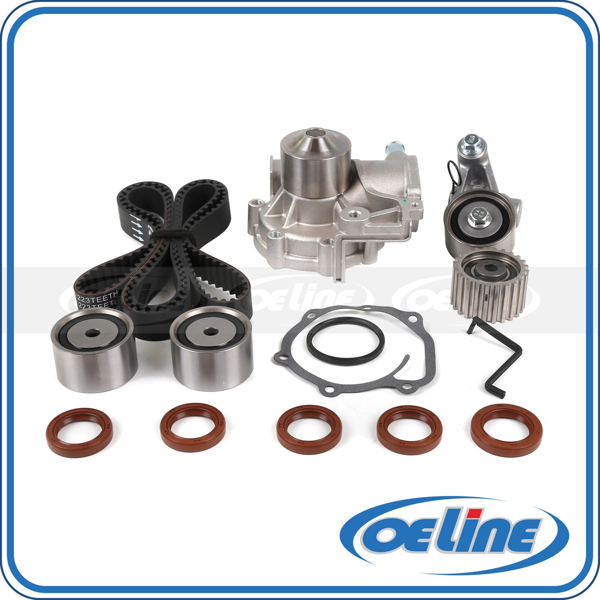 Timing Belt Kit Valve Cover GMB Water Pump Fit 04-08 Chevy Aveo 1.6L E-TEC II - Foto 4