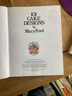 サイン入り】101 Cake Designs by Mary Ford Mary Ford Books