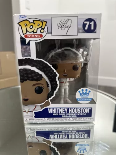 Funko Pop Whitney Houston Vinyl Figure #71 Icons Exclusive Pop