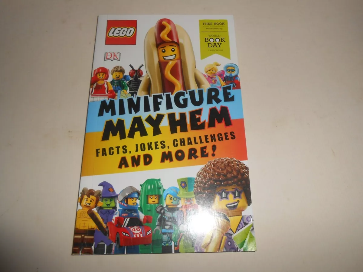 LEGO Minifigure Mayhem Paperback Book Facts Jokes Challenges BuyNow