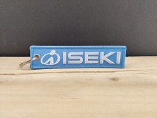 Iseki Schlüsselanhänger Traktor Schlepper Trecker Oldtimer Anhänger NEU