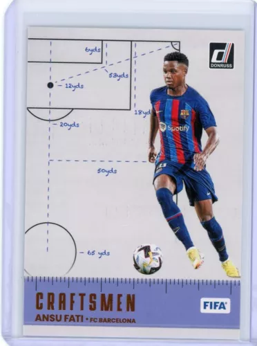 Ansu Fati 2022-23 Panini Donruss Soccer Craftsmen Base #8 FC Barcelona