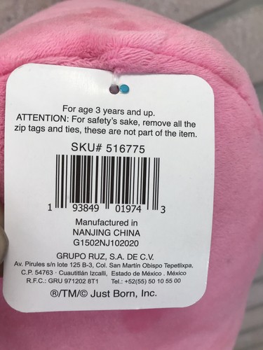 Large PINK PEEPS 28” Easter Bunny Rabbit Bean Plush Stuffed 516775 - 第 9/9 張圖片