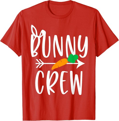 Bunny Crew Easter Cousin Crew Matching Family Outfit Funny T-Shirt Hoodie - Picture 11 of 16