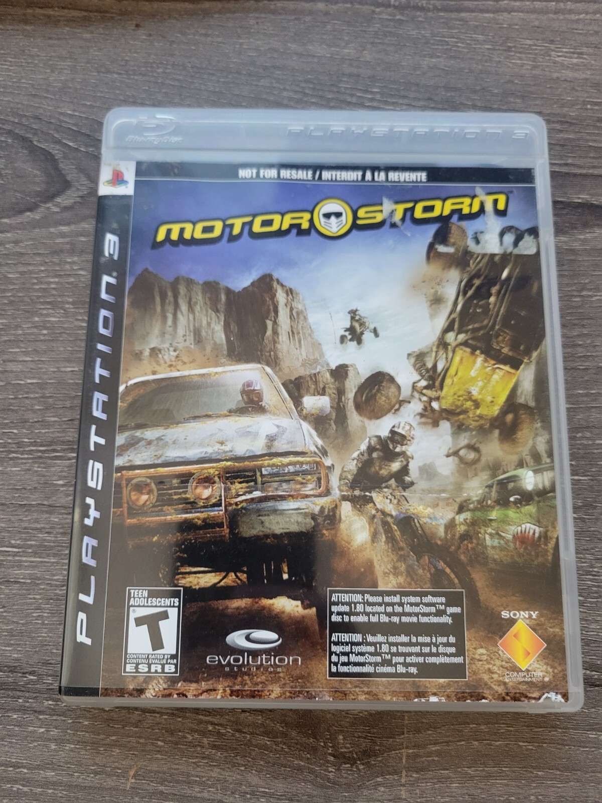 MOTORSTORM PLAYSTATION 3 VIDEO GAME FULL BOX AND INSTRUCTIONS FREE