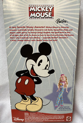 Mickey Mouse Barbie Doll Disney 2004 Mattel H6468 for sale online