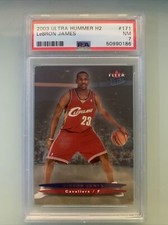 2003 Ultra Hummer H2 #171 Lebron James Rookie RC PSA NM 7 (LeRookie)