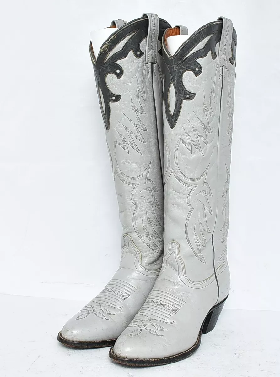 Womens grey cowboy shop boots