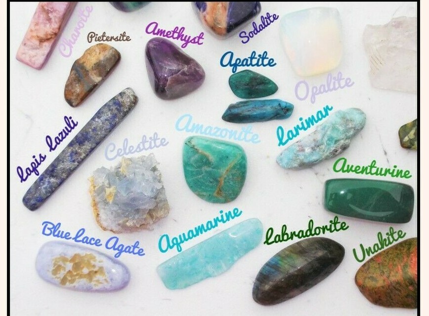 Sky Blue Crystal Name Blue Healing Crystal Names Blue Sparkly