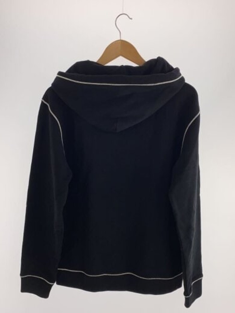 Loewe Anagram Embroidery Pullover Hoodie Cotton Black Medium