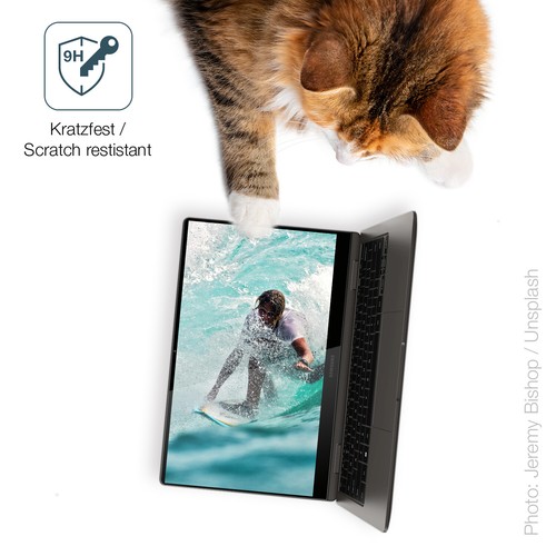 2x Protection ecrán pour Samsung Galaxy Book 3 360 13.3 NP730QFG Verre souple - Photo 3/7