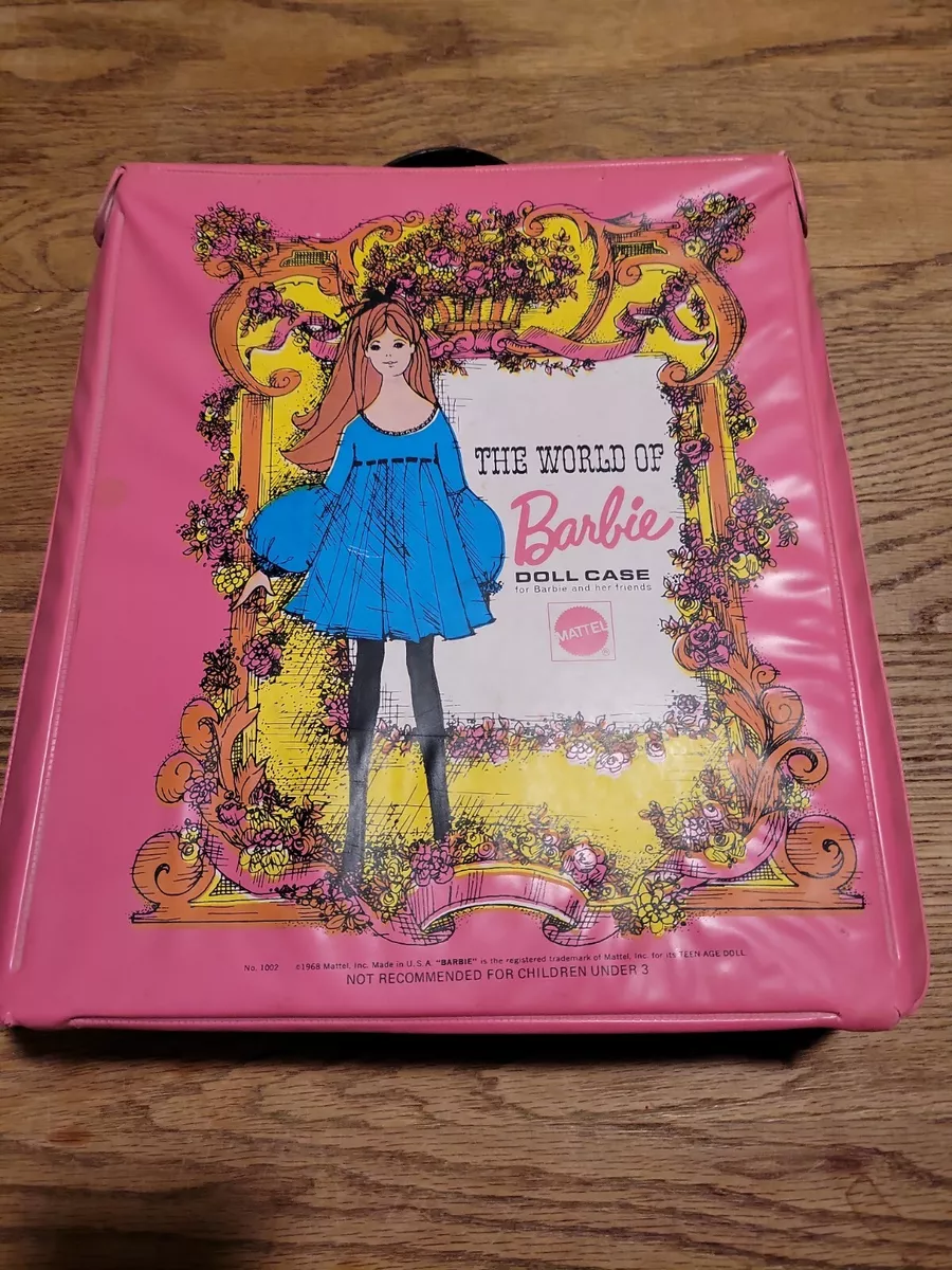 Vintage pink barbie case sale