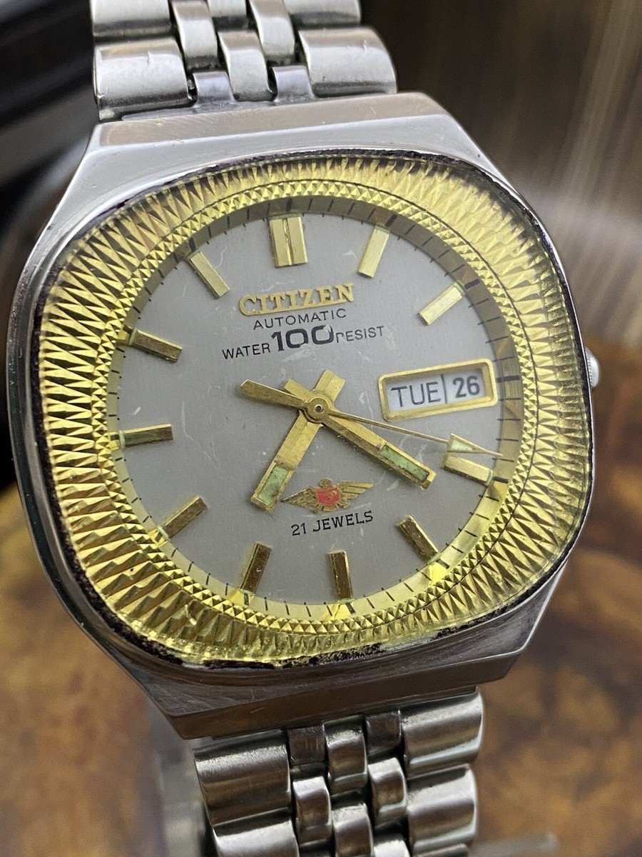 時計 CITIZEN AUTOMATIC 21JEWEL VINTAGE CITIZEN 21 JEWELS AUTOMATIC MEN'S WRIST WATCH JAPAN