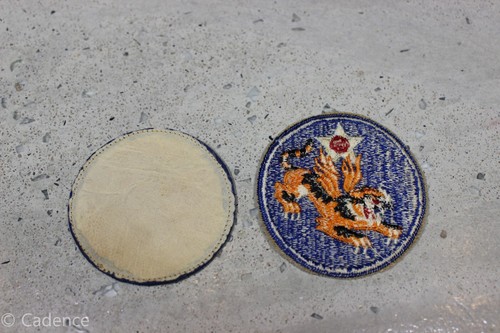 US WW2 Air Corps 14th Air Force Flying Tigers Chinese Made Silk Patch 2! AC271 - Picture 6 of 8