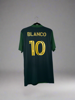 2021-2022 Portland Timbers Blanco Home Kit Soccer Jersey Shirt