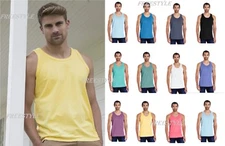 NEW ComfortWash Hanes Garment Dyed Sleeveless Shirt Unisex Tank Top Tee GDH300 