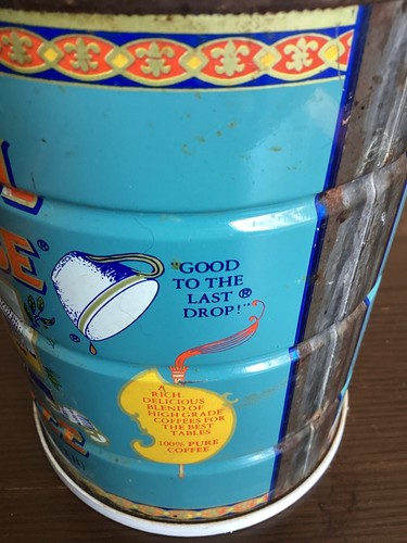 MAXWELL HOUSE CAN 2. LB.60'S - VIBRANT COLOR, VERY GOOD VINTAGE CONDITION - Picture 3 of 7