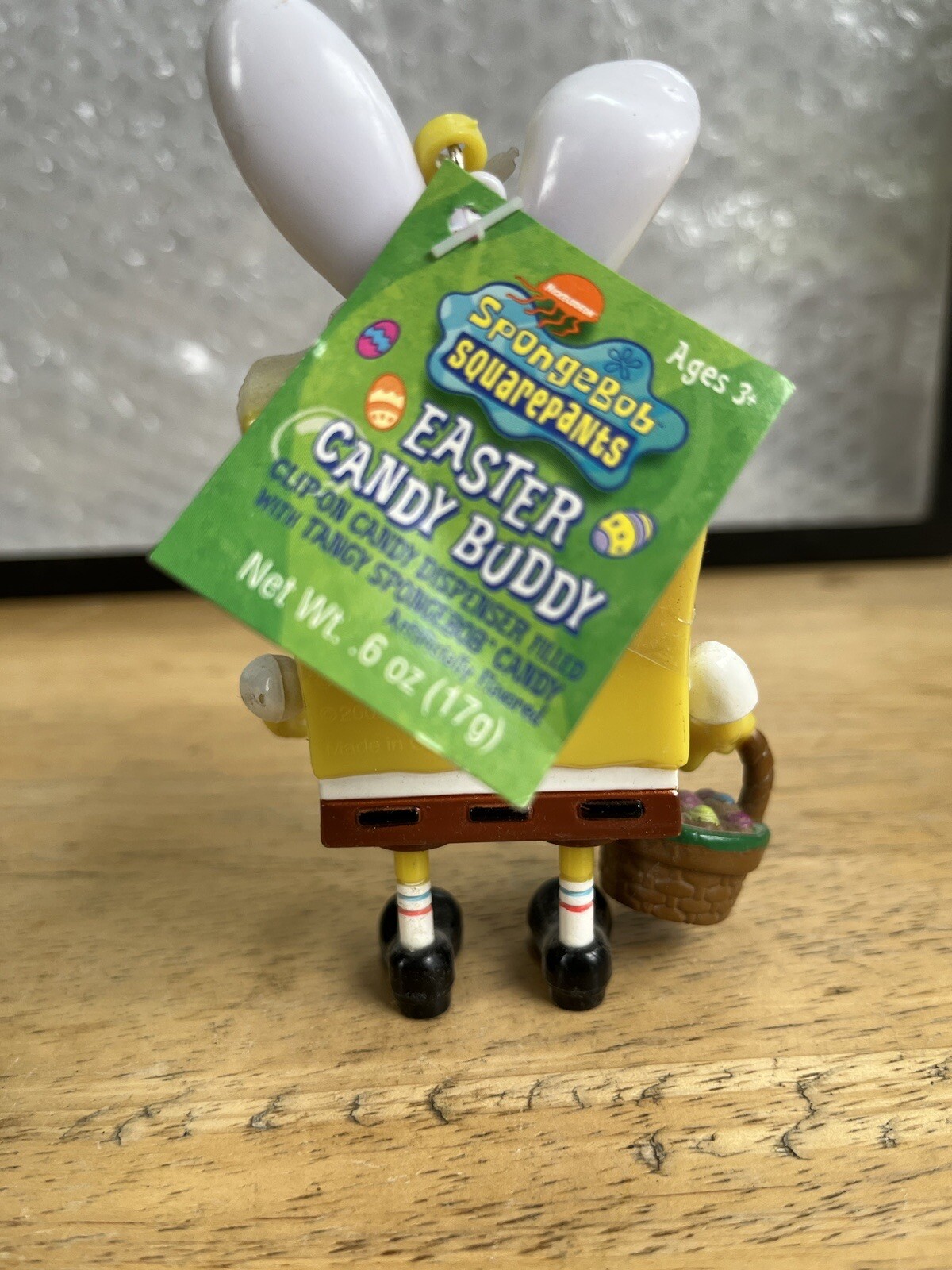 2004 SpongeBob SquarePants Easter Candy Buddy Nick Candy Keychain