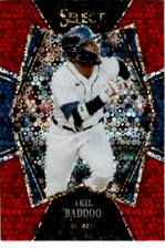 2022 Panini Select  #183 Akil Baddoo Red Disco Prizm