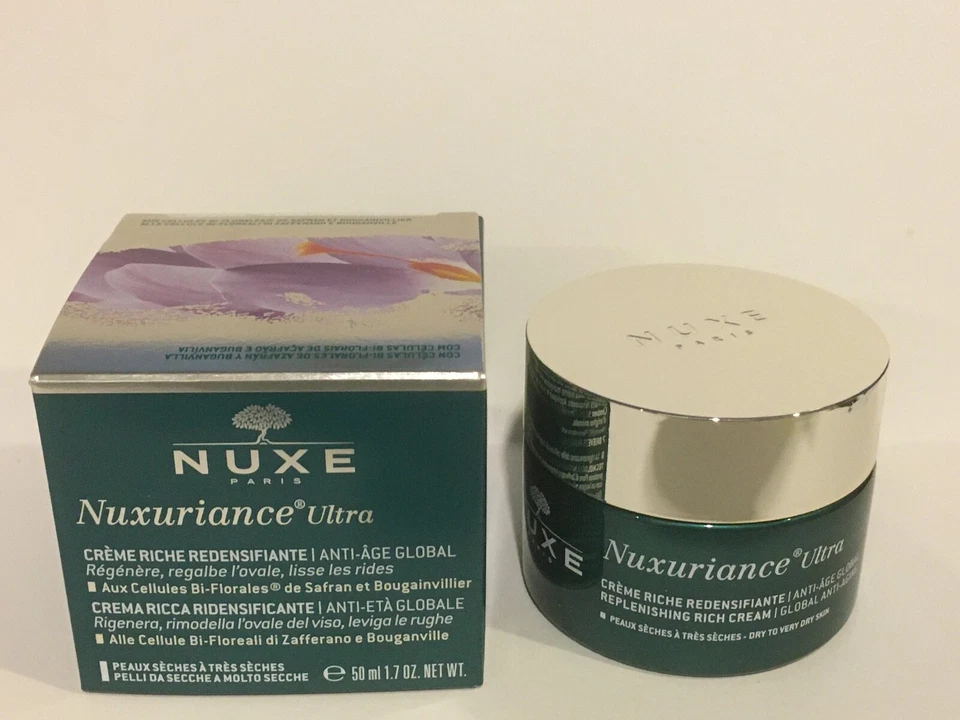 Crema rica ultra reponedora Nuxe Nuxuriance antienvejecimiento global 50 ml + ojos y labios Foto 2 de 3