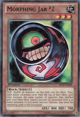 Yugioh Morphing Jar #2 SP14-EN039 Starfoil Rare 1st Edition LP