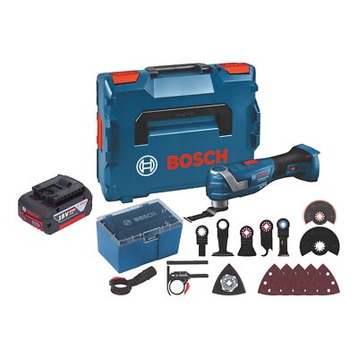 Bosch GOP 18V-34 Professional Akku Multi Cutter Starlock Plus + 1x Akku 4,0 Ah