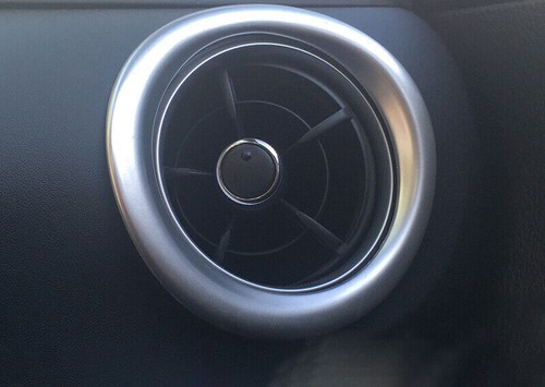 Para Toyota Corolla 2017-2018 plateado ABS salida de aire izquierda y derecha moldura de ventilación 2 piezas - Imagen 6 de 12