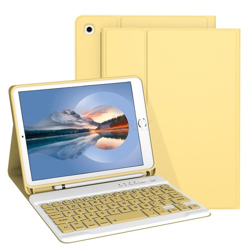 For iPad Mini 1 2 3 4 5 6th Gen 8.3'' Bluetooth Keyboard Mouse Smart Case Cover - Picture 42 of 97