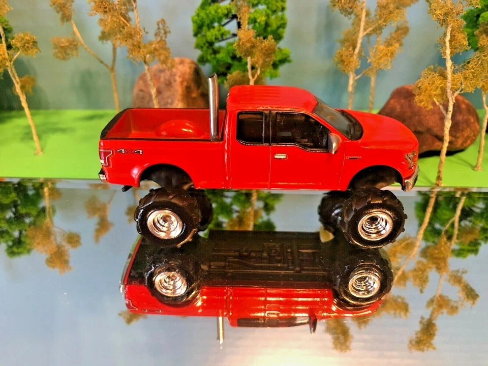 Custom Lifted Farm Toy, FORD F150, G-5 Lift Kit For 1:64, Muffler Riser Pipe - Image 2 of 4