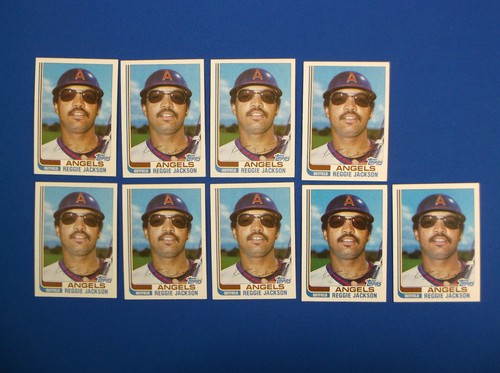 9-1982 Topps Traded Baseball # 47T Reggie Jackson casi nuevo, casi nuevo-como nuevo - Imagen 1 de 7