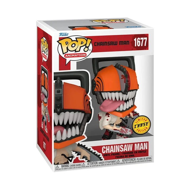 Funko POP! Chainsaw Man Bloody Chase Limited Edition #1677 + Box Protector