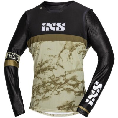IXS Trigger MX Trikot Motocross Offroad Herren braun schwarz