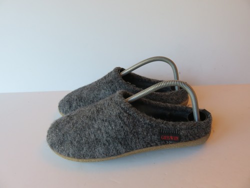 Zoccoli grigi Giesswein lana uomo taglia EU 40/9 ciabatte comode mule casual* - Foto 2 di 9