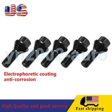 Set of 5 Wheel Lug Bolts Nuts 12 X1.5mm for BMW E46 E90 E39 E60 E53 36131095390