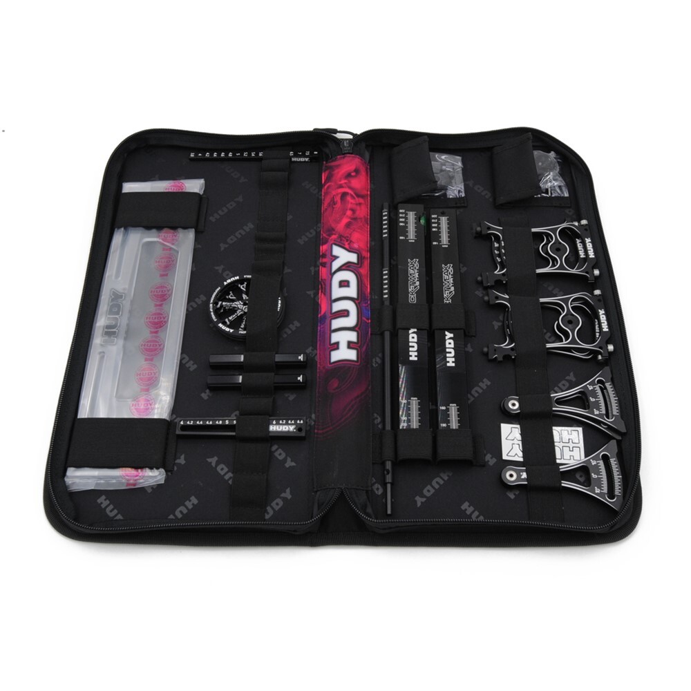 Hudy Set-up Station & Set-up Tools + Bag for 1/10 Touring